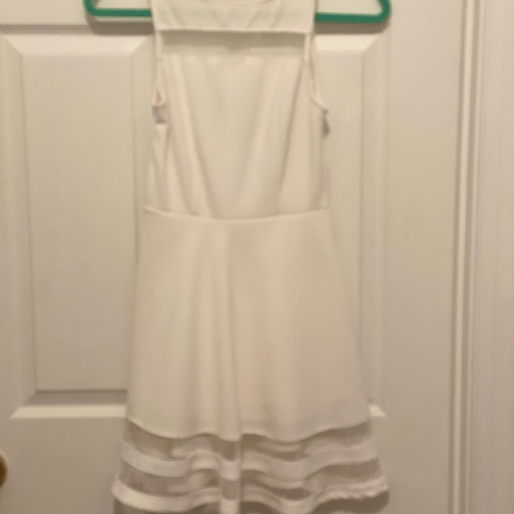 HOST PICK ‼️Monteau LosAngeles Sheer Paneling  Fit&Flare Dress
